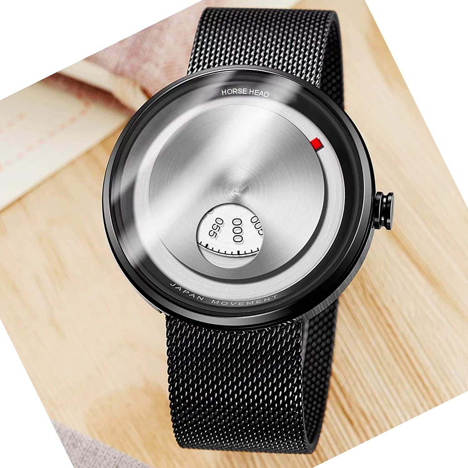 Analog Date Meta & Time Shehard Belt Men Watches & Boys Watches