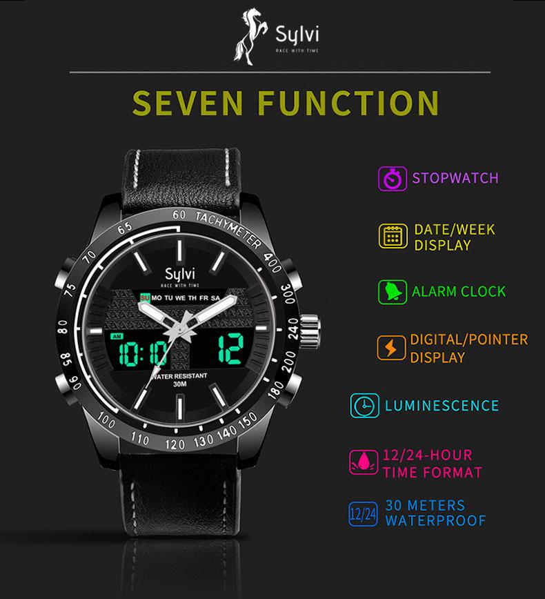 Casual Look Premium Collection Black Analog-digital Watch-for Boys